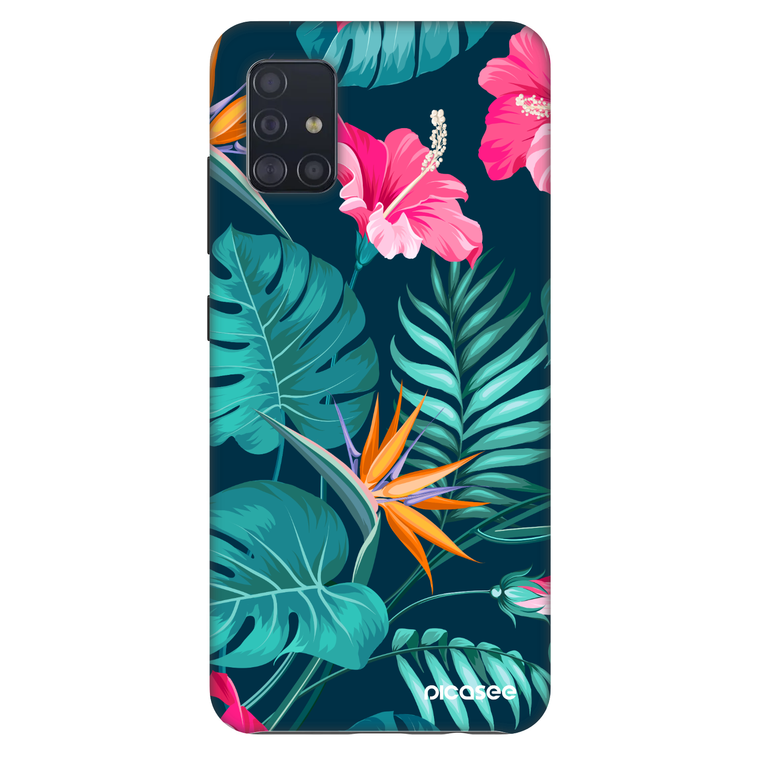 Picasee Fashion Case για Samsung Galaxy A51 A515F - Pink Monstera