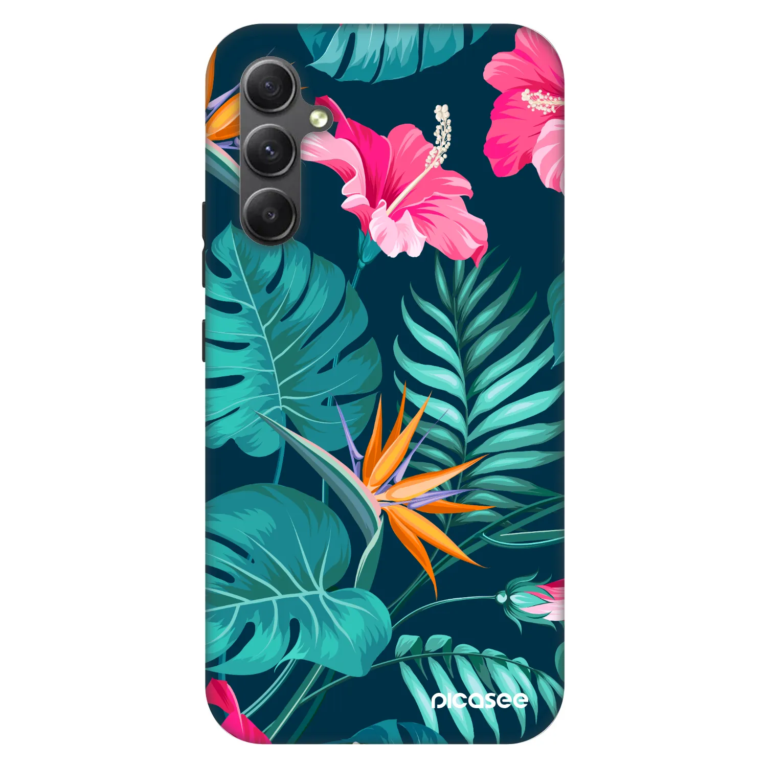 Picasee Fashion Case για Samsung Galaxy A34 5G A346B - Pink Monstera