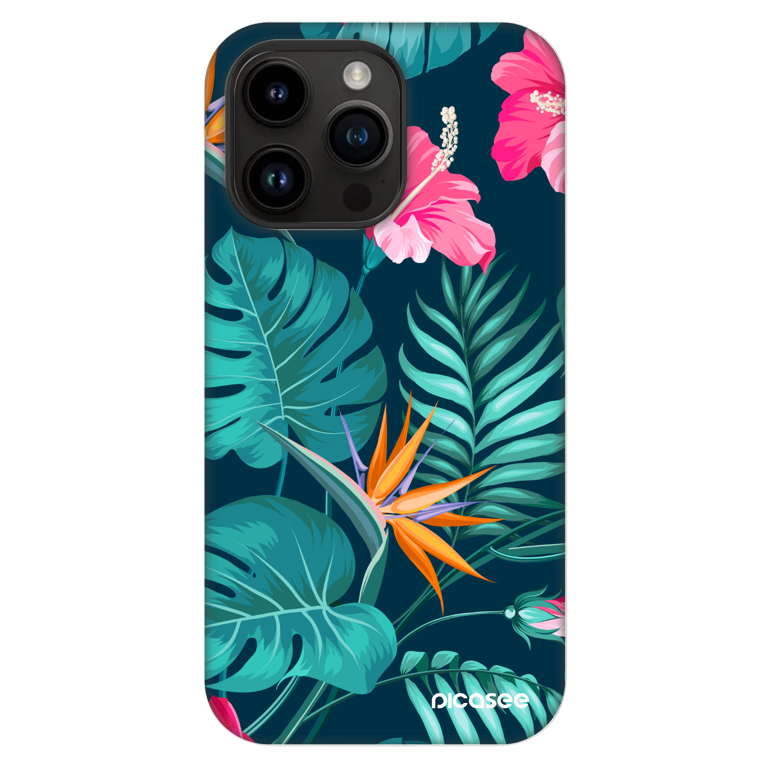 Picasee Fashion Case MagSafe για Apple iPhone 14 Pro Max - Pink Monstera