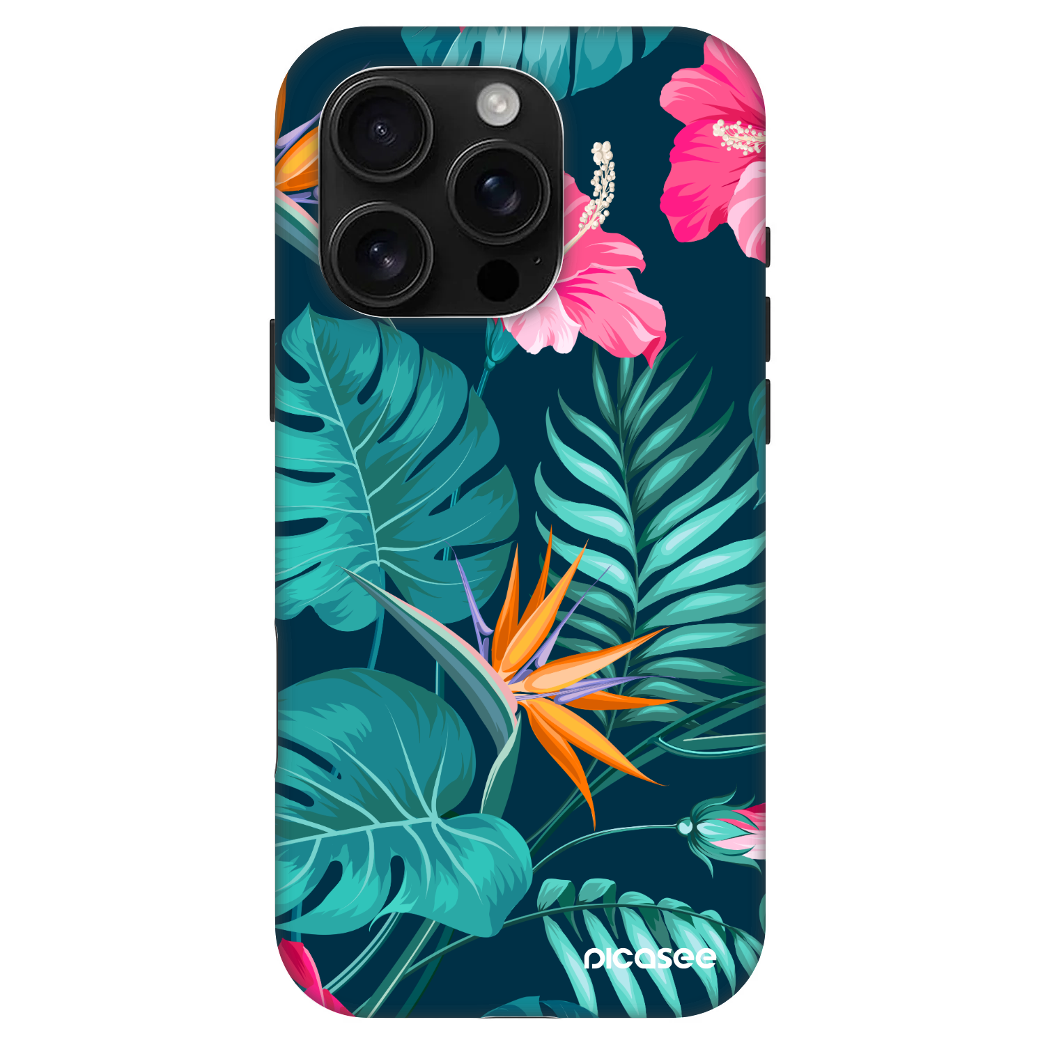 Picasee Fashion Case MagSafe για Apple iPhone 16 Pro - Pink Monstera