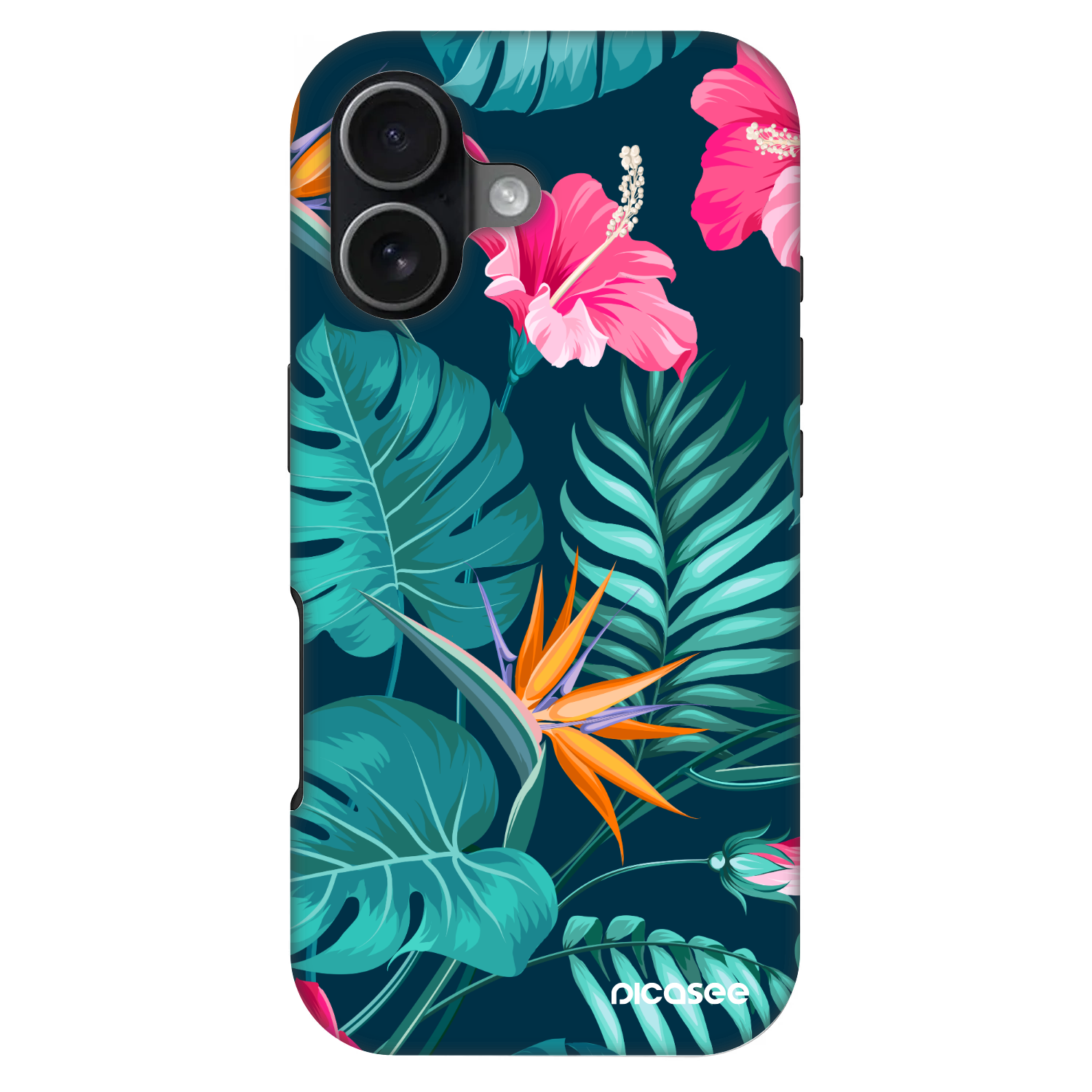 Picasee Fashion Case MagSafe για Apple iPhone 17 - Pink Monstera