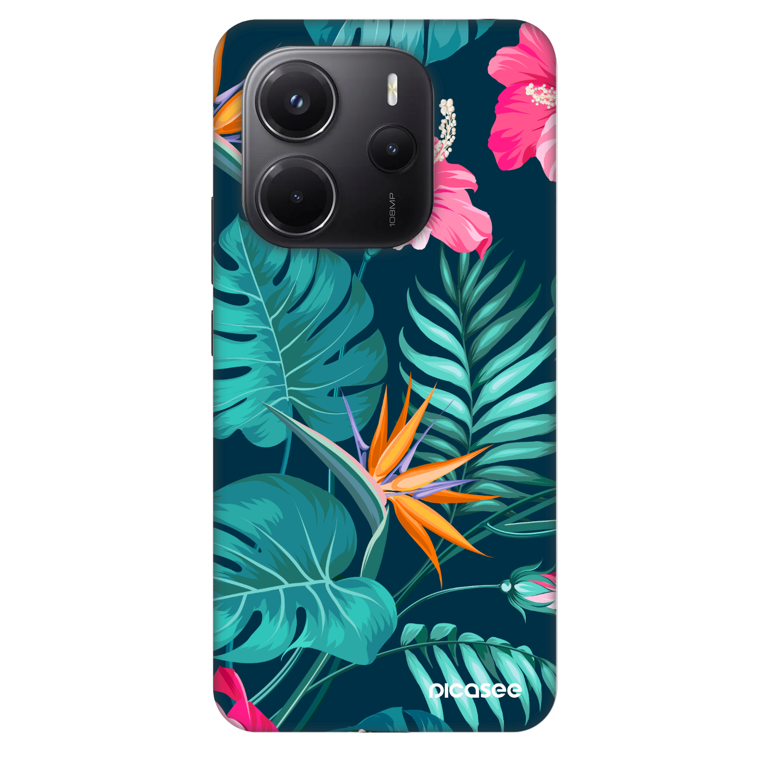 Picasee Fashion Case για Xiaomi Redmi Note 14 4G - Pink Monstera
