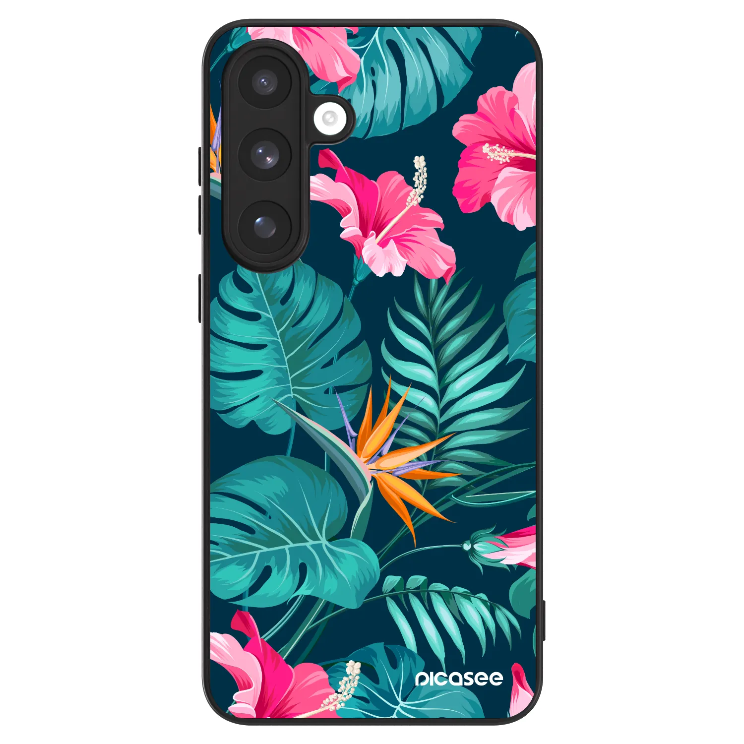 Picasee ULTIMATE CASE PowerShare για Samsung Galaxy S25 FE 5G - Pink Monstera