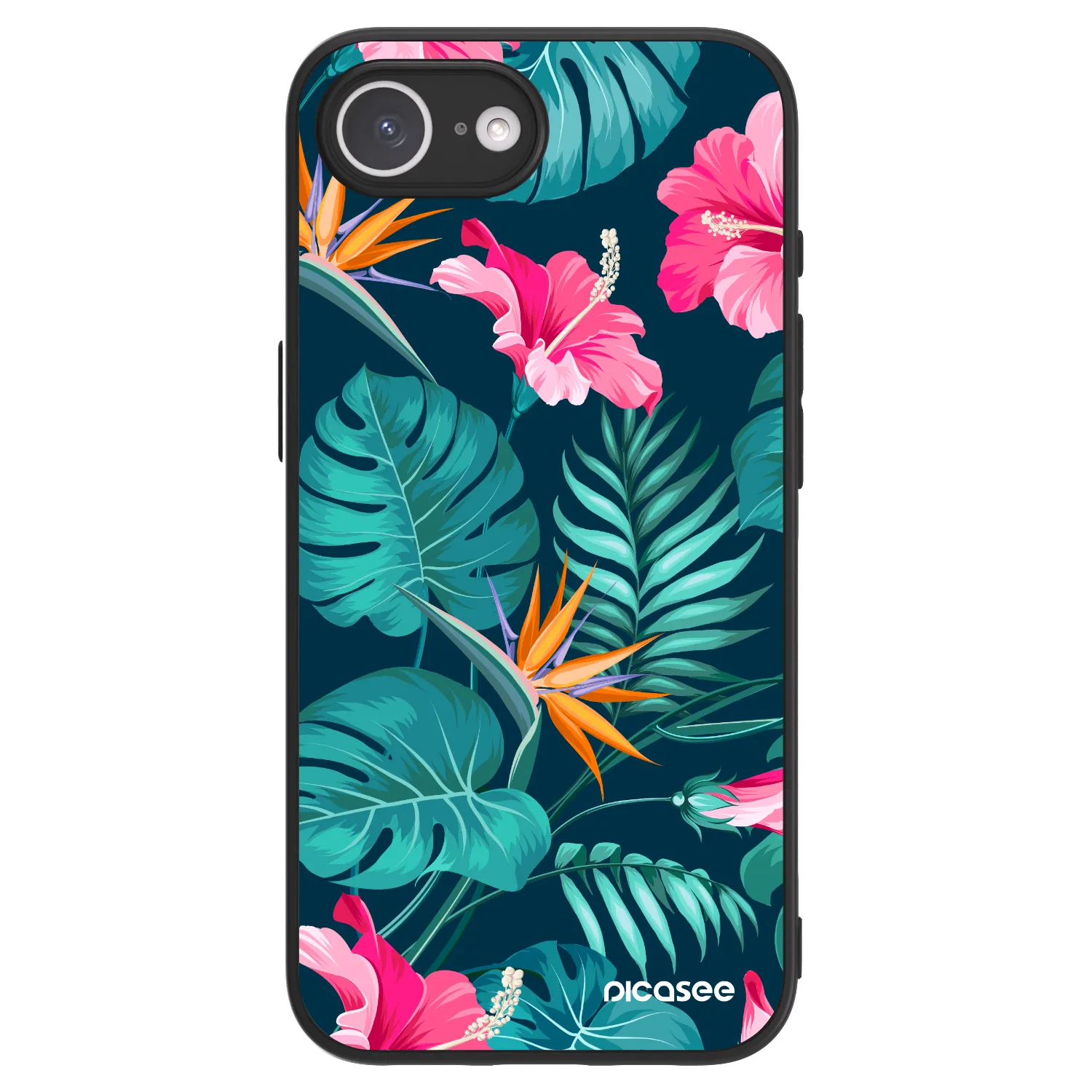 Picasee ULTIMATE CASE MagSafe pro Apple iPhone 17e - Pink Monstera