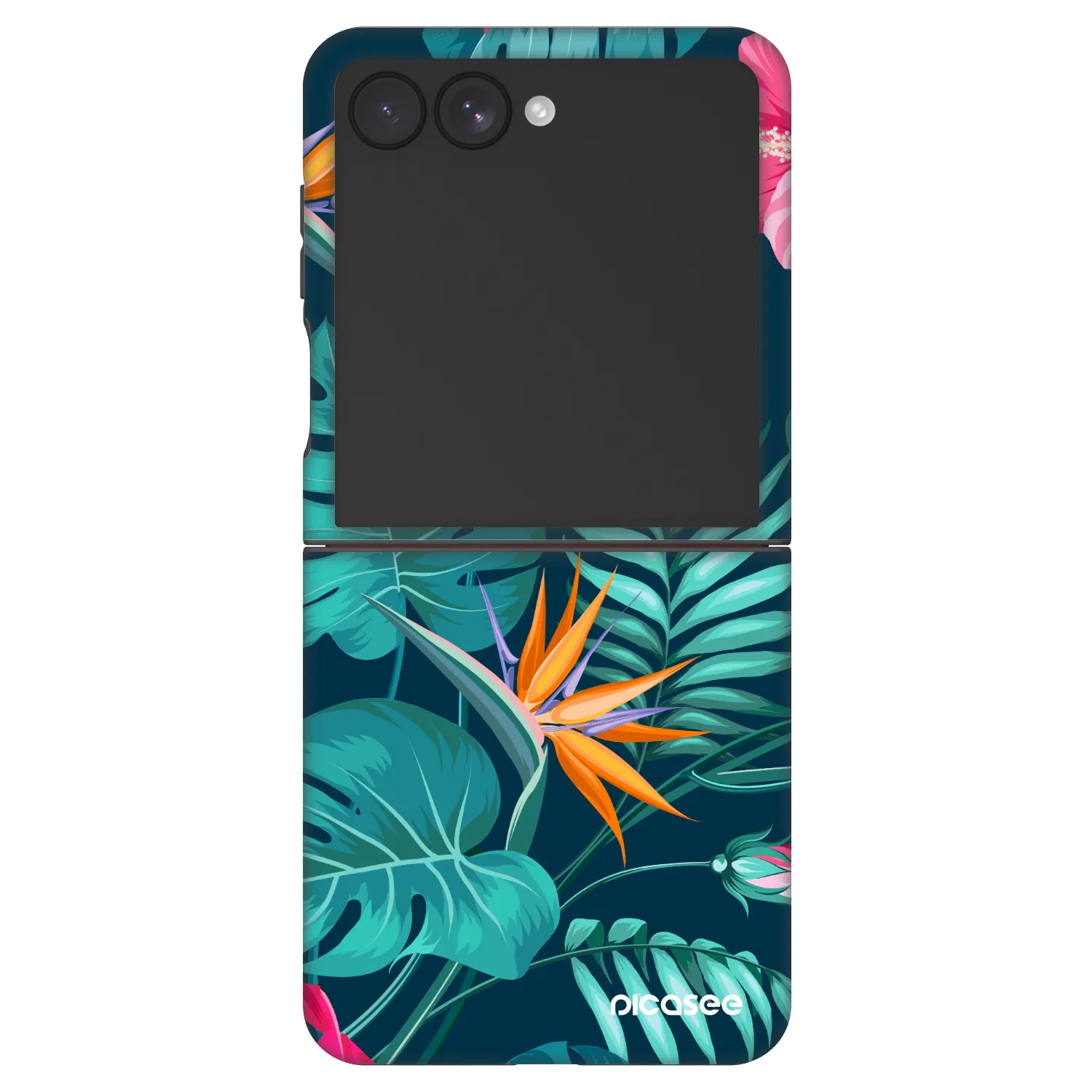 Picasee Fashion Case για Samsung Galaxy Z Flip7 5G - Pink Monstera