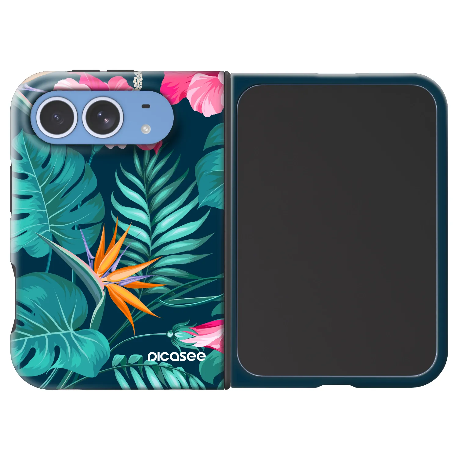Picasee Fashion Case MagSafe για Apple iPhone Duo - Pink Monstera