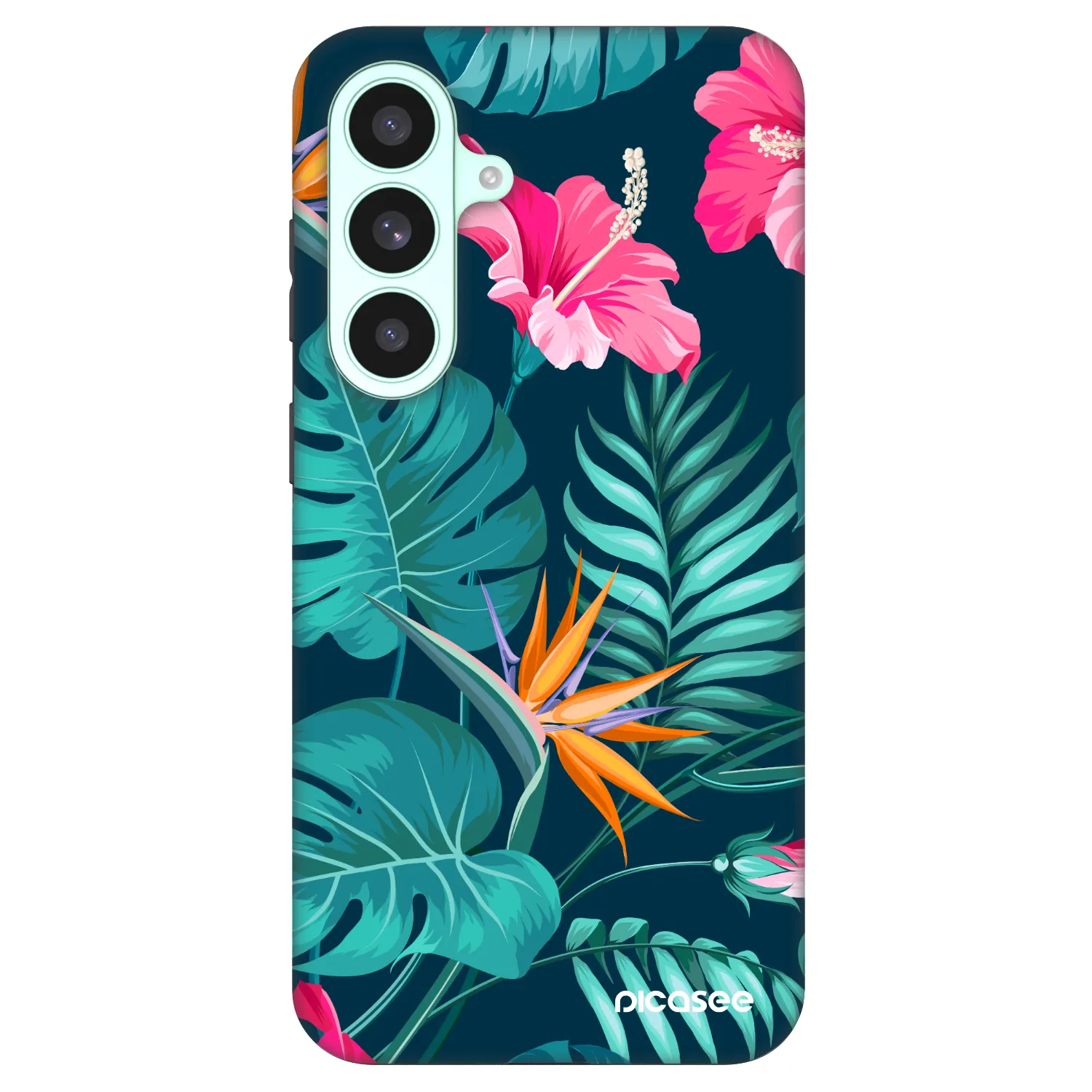 Picasee Fashion Case PowerShare pro Samsung Galaxy S26 FE - Pink Monstera