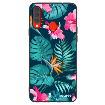 Θήκη για Samsung Galaxy A20s - Pink Monstera