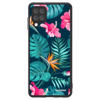 Picasee ULTIMATE CASE για Samsung Galaxy A12 A125F - Pink Monstera