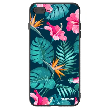 Θήκη για Apple iPhone 7 Plus - Pink Monstera