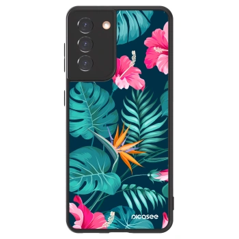 Picasee ULTIMATE CASE για Samsung Galaxy S21 5G G991B - Pink Monstera