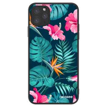 Picasee ULTIMATE CASE για Apple iPhone 11 Pro Max - Pink Monstera