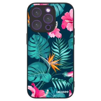 Picasee ULTIMATE CASE για Apple iPhone 14 Pro - Pink Monstera