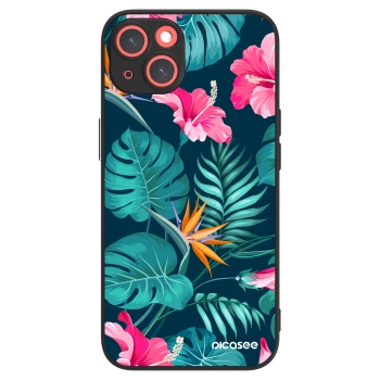 Picasee ULTIMATE CASE MagSafe pro Apple iPhone 13 - Pink Monstera