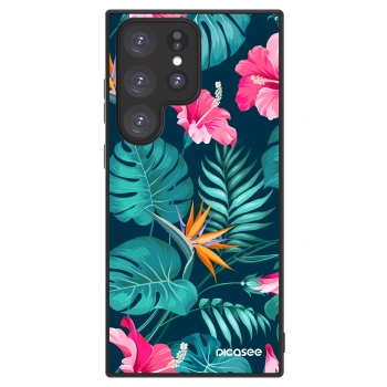 Picasee ULTIMATE CASE για Samsung Galaxy S23 Ultra 5G - Pink Monstera