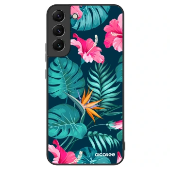 Picasee ULTIMATE CASE PowerShare για Samsung Galaxy S22+ 5G - Pink Monstera