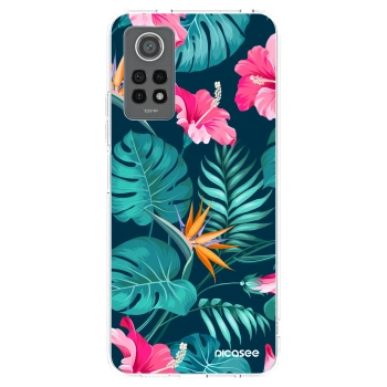 Picasee διαφανής θήκη σιλικόνης Xiaomi Redmi Note 12 Pro 4G - Pink Monstera