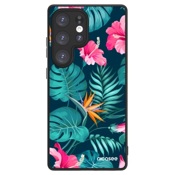 Picasee ULTIMATE CASE PowerShare για Samsung Galaxy S25 Ultra 5G - Pink Monstera