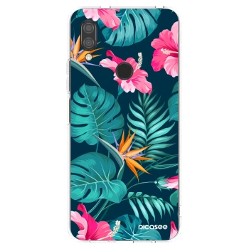 Picasee διαφανής θήκη σιλικόνης Xiaomi Redmi 7 - Pink Monstera