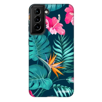 Θήκη για Samsung Galaxy S22 5G - Pink Monstera