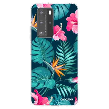 Θήκη για Huawei P40 Pro - Pink Monstera