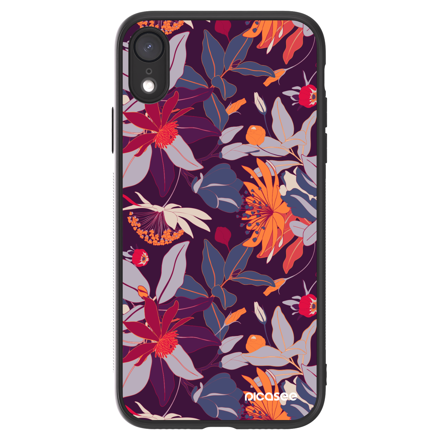 Picasee ULTIMATE CASE για Apple iPhone XR - Purple Leaf