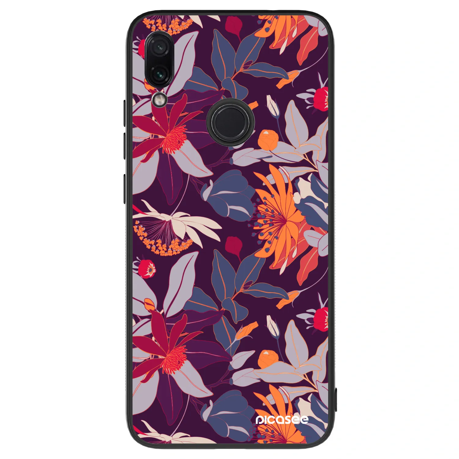 Picasee ULTIMATE CASE για Xiaomi Redmi Note 7 - Purple Leaf