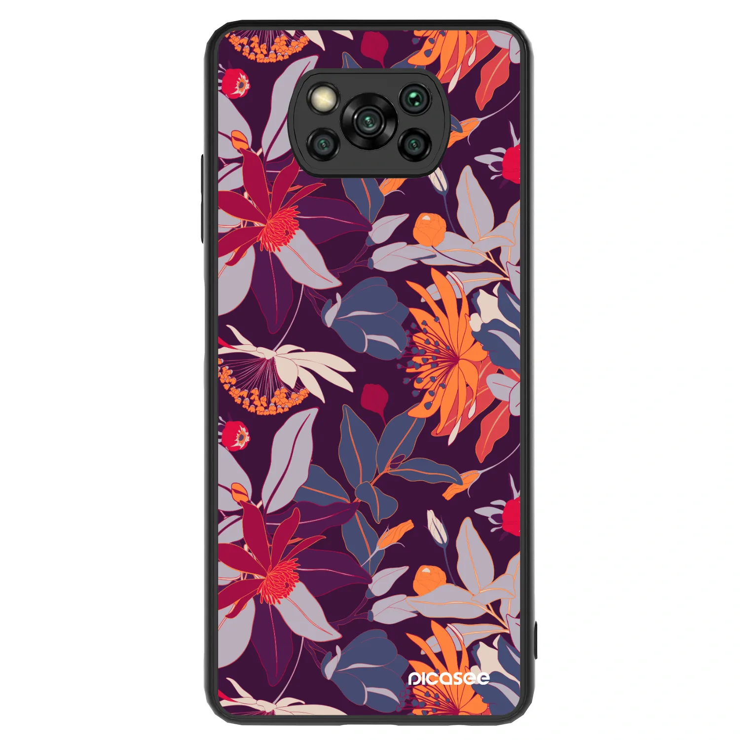 Picasee ULTIMATE CASE για Xiaomi Poco X3 - Purple Leaf