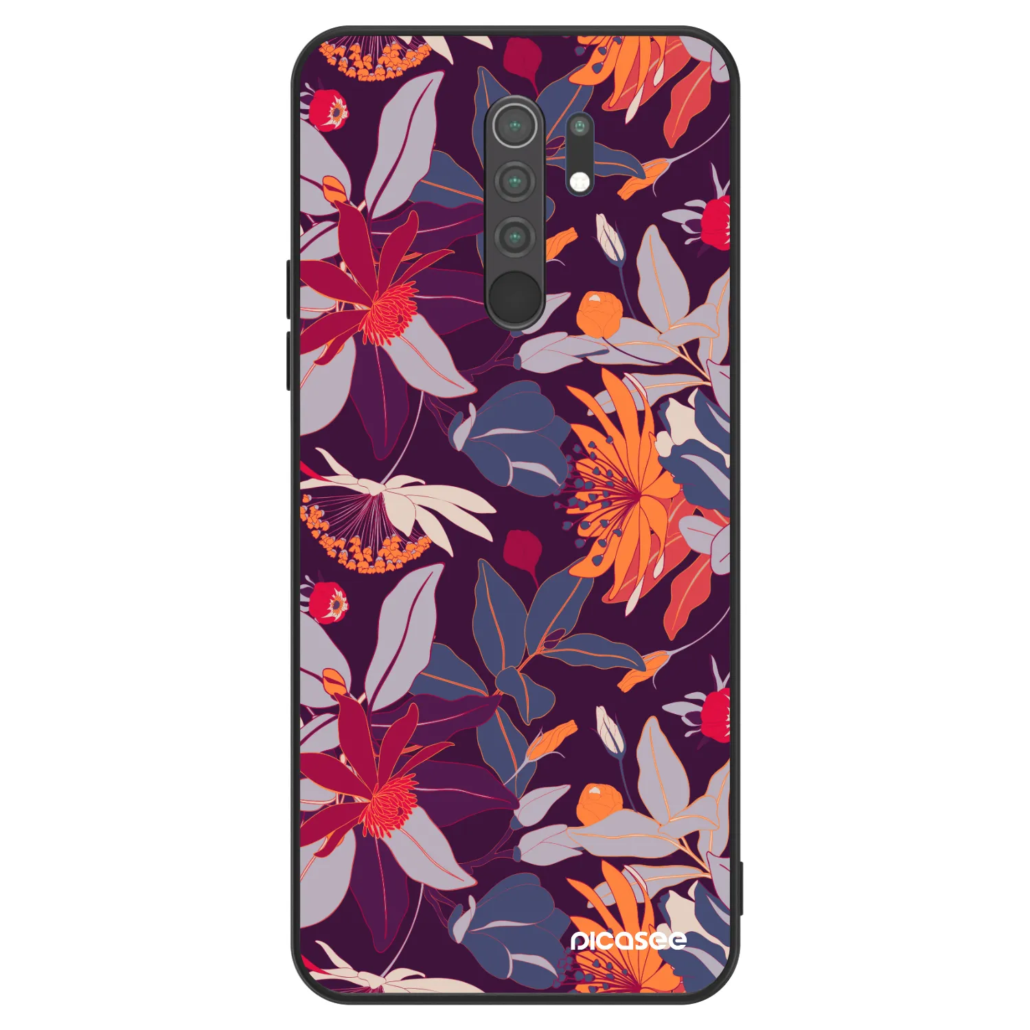 Picasee ULTIMATE CASE για Xiaomi Redmi 9 - Purple Leaf