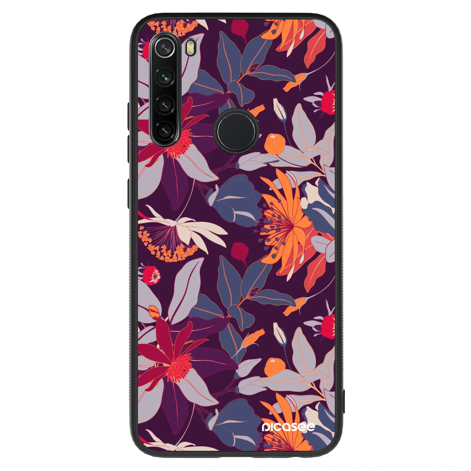 Picasee ULTIMATE CASE για Xiaomi Redmi Note 8 - Purple Leaf