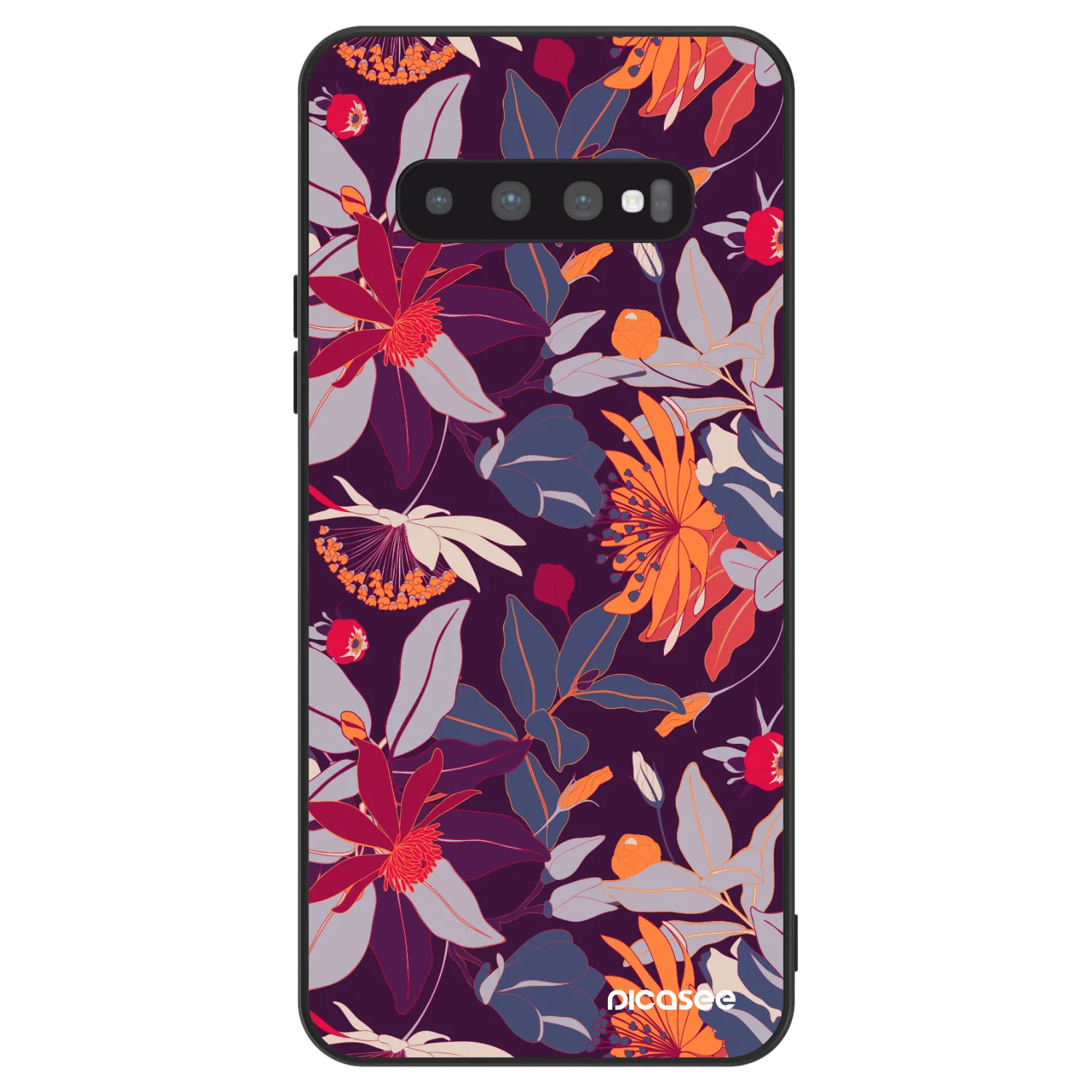 Picasee ULTIMATE CASE για Samsung Galaxy S10 G973 - Purple Leaf
