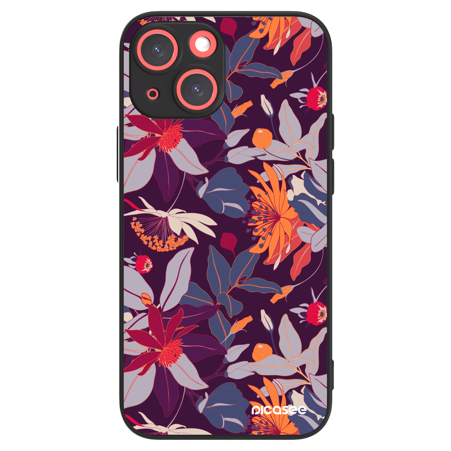 Picasee ULTIMATE CASE για Apple iPhone 13 mini - Purple Leaf