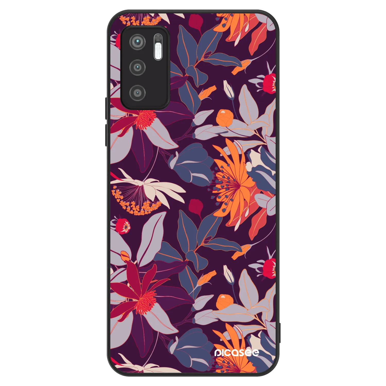 Picasee ULTIMATE CASE για Xiaomi Redmi Note 10 5G - Purple Leaf
