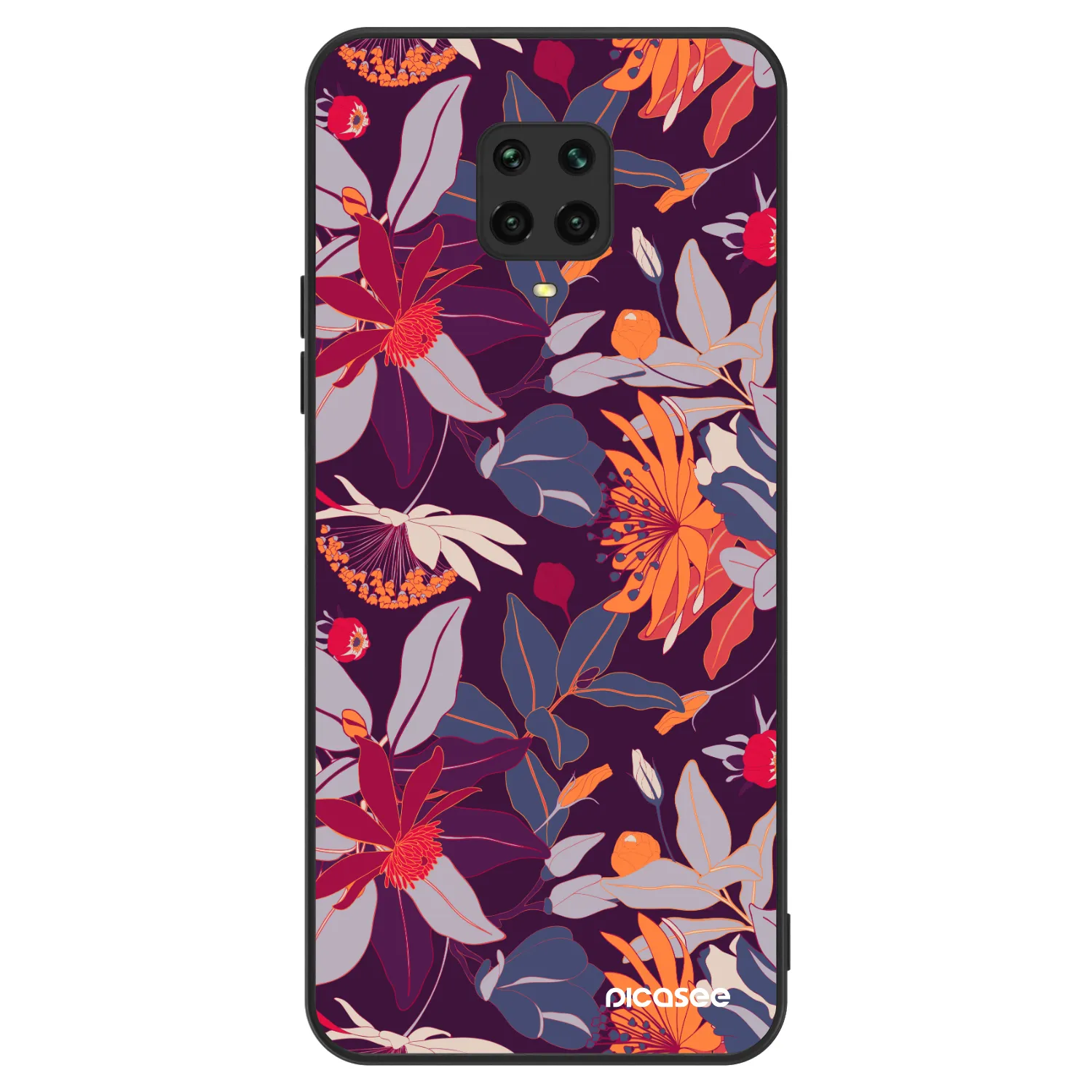 Picasee ULTIMATE CASE για Xiaomi Redmi Note 9S - Purple Leaf