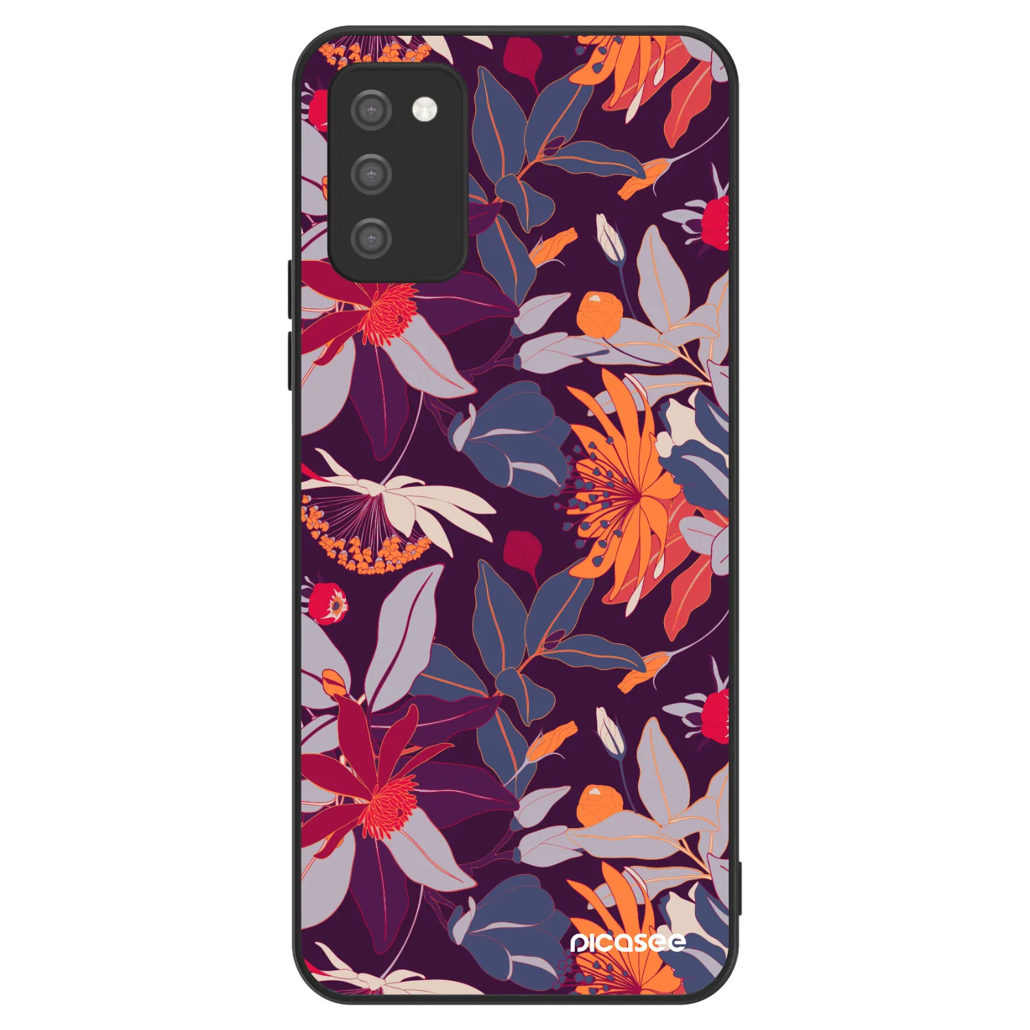 Picasee ULTIMATE CASE για Samsung Galaxy A02s A025G - Purple Leaf