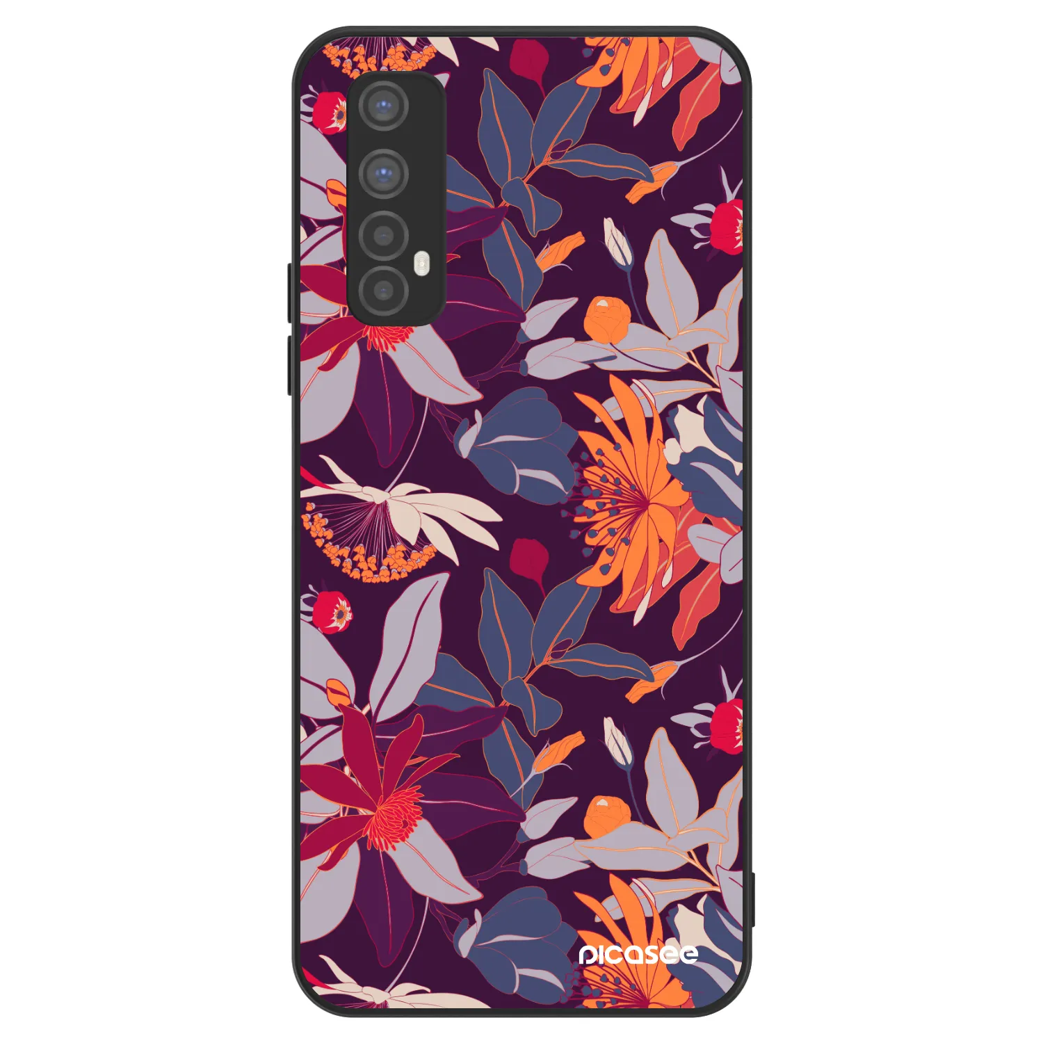 Picasee ULTIMATE CASE για Realme 7 - Purple Leaf