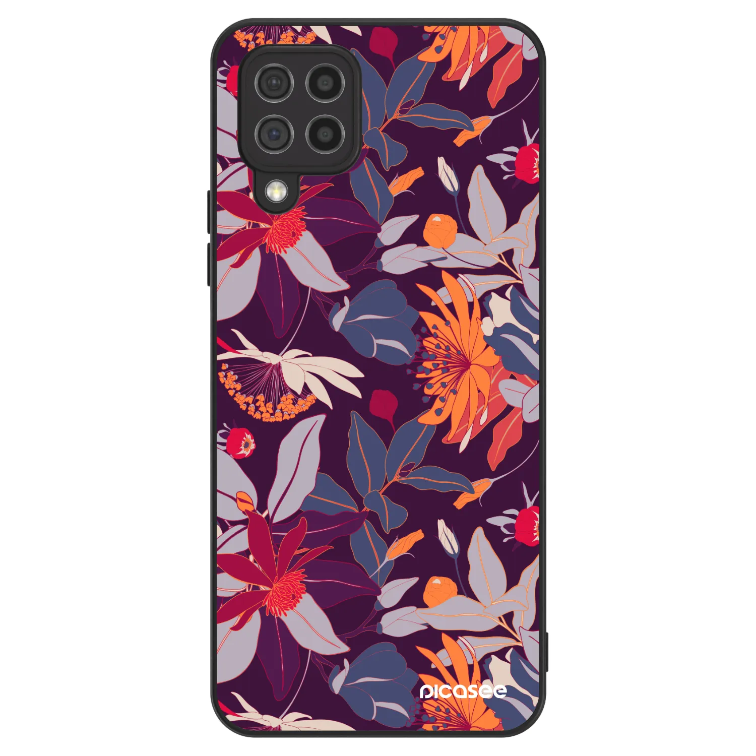 Picasee ULTIMATE CASE για Samsung Galaxy A22 A225F 4G - Purple Leaf