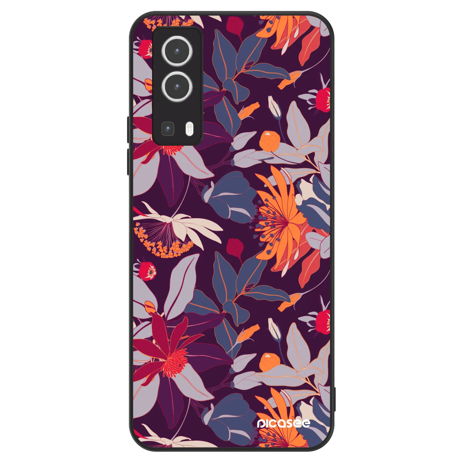 Picasee ULTIMATE CASE για Vivo Y72 5G - Purple Leaf