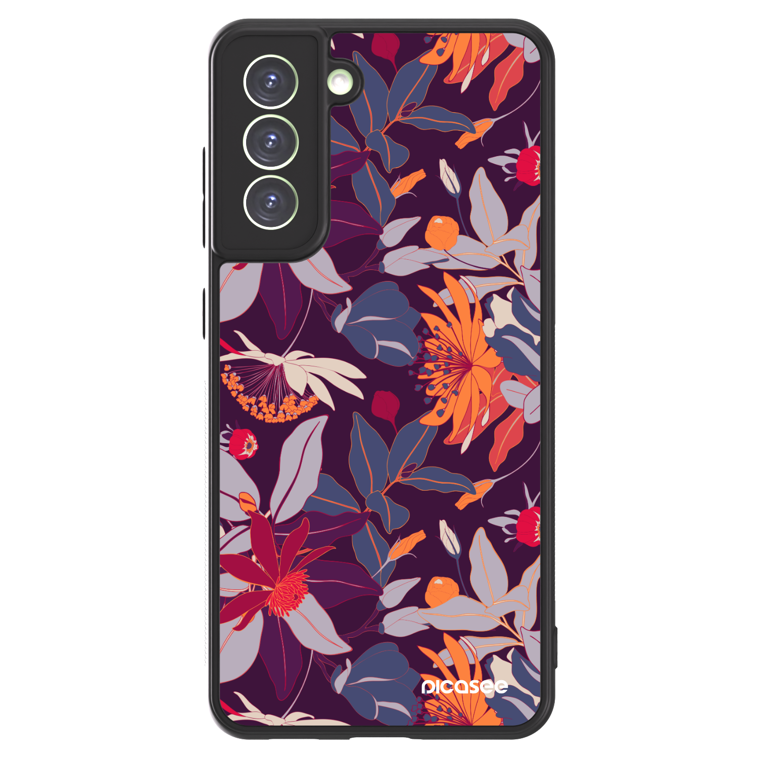 Picasee ULTIMATE CASE για Samsung Galaxy S21 FE 5G - Purple Leaf
