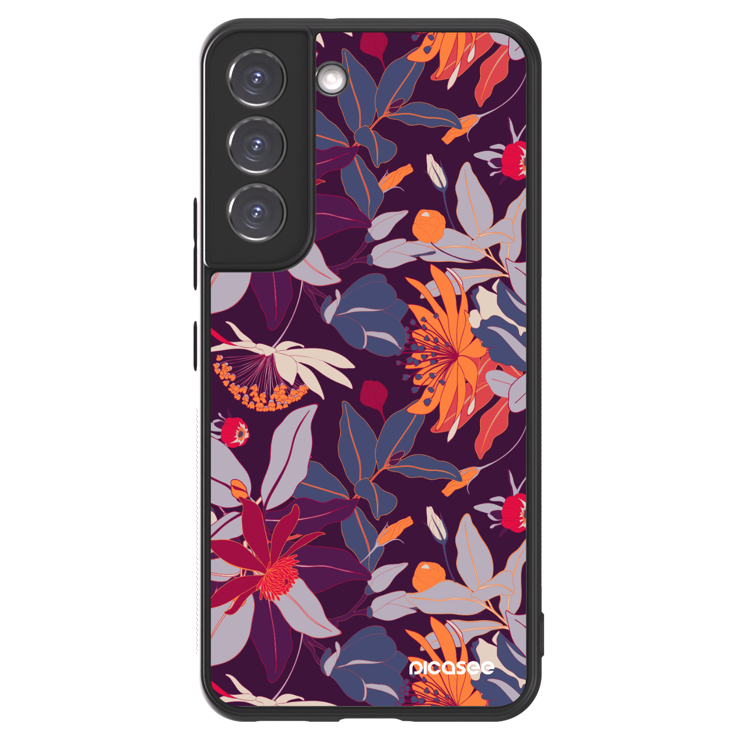 Picasee ULTIMATE CASE για Samsung Galaxy S22 5G - Purple Leaf