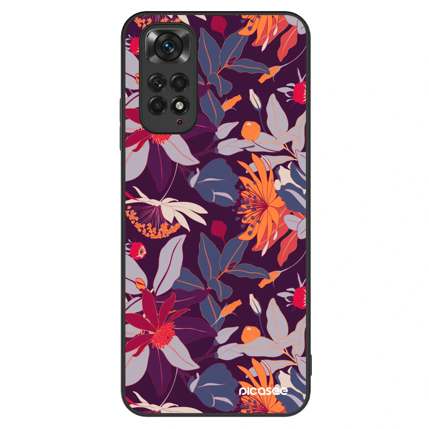 Picasee ULTIMATE CASE για Xiaomi Redmi Note 11S 4G - Purple Leaf
