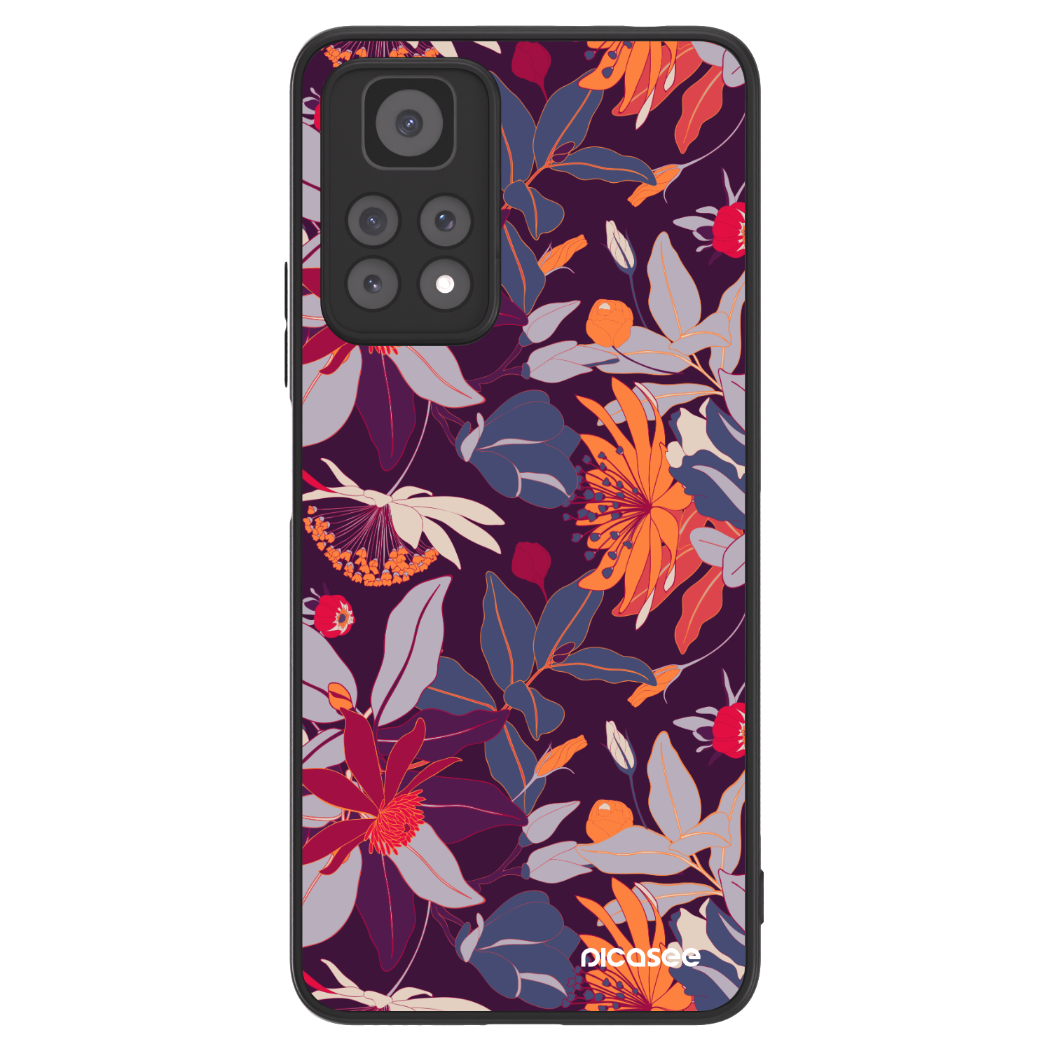 Picasee ULTIMATE CASE για Xiaomi Redmi Note 11 Pro - Purple Leaf