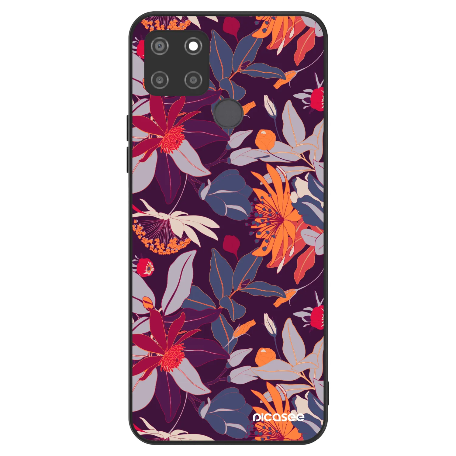 Picasee ULTIMATE CASE για Realme C21Y - Purple Leaf