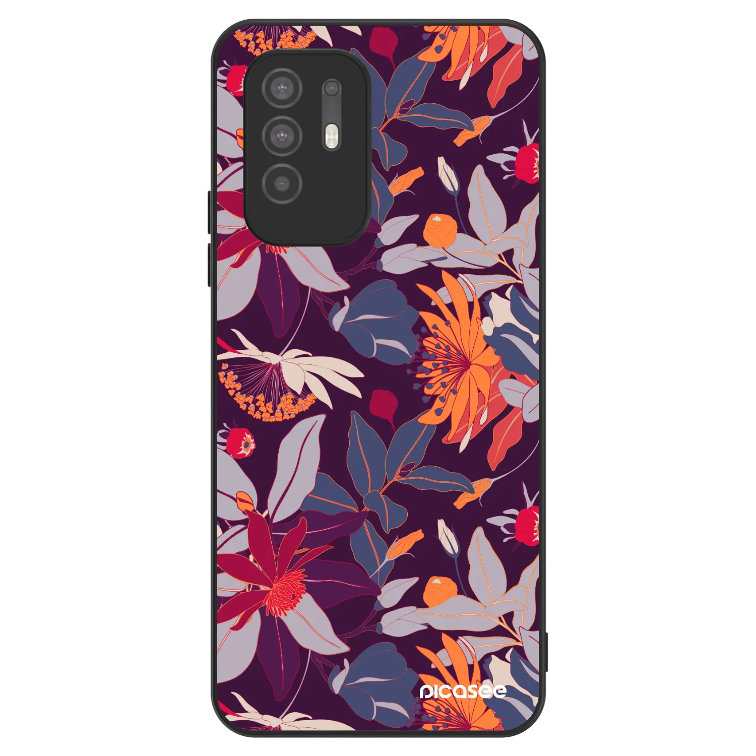 Picasee ULTIMATE CASE για OPPO A94 5G - Purple Leaf