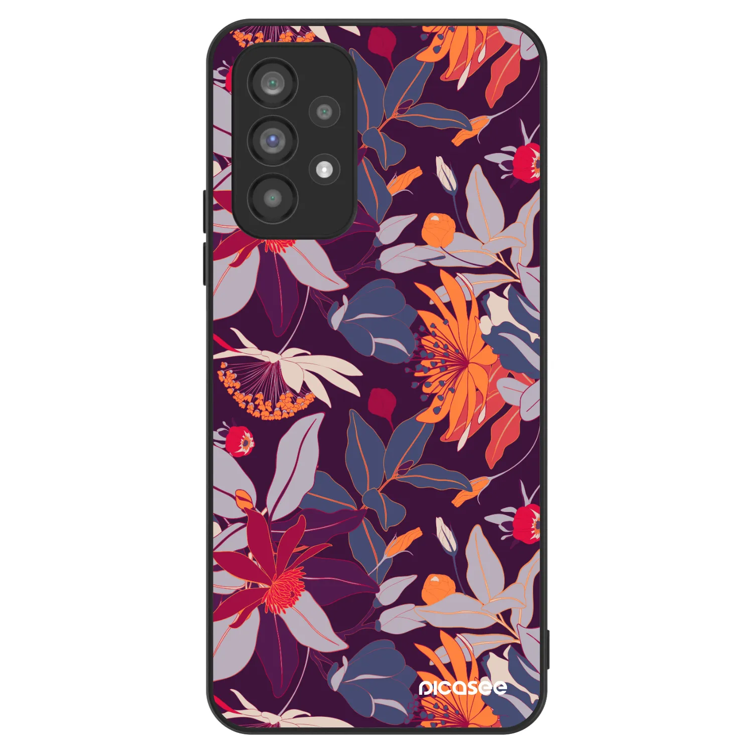 Picasee ULTIMATE CASE για Samsung Galaxy A73 5G - Purple Leaf