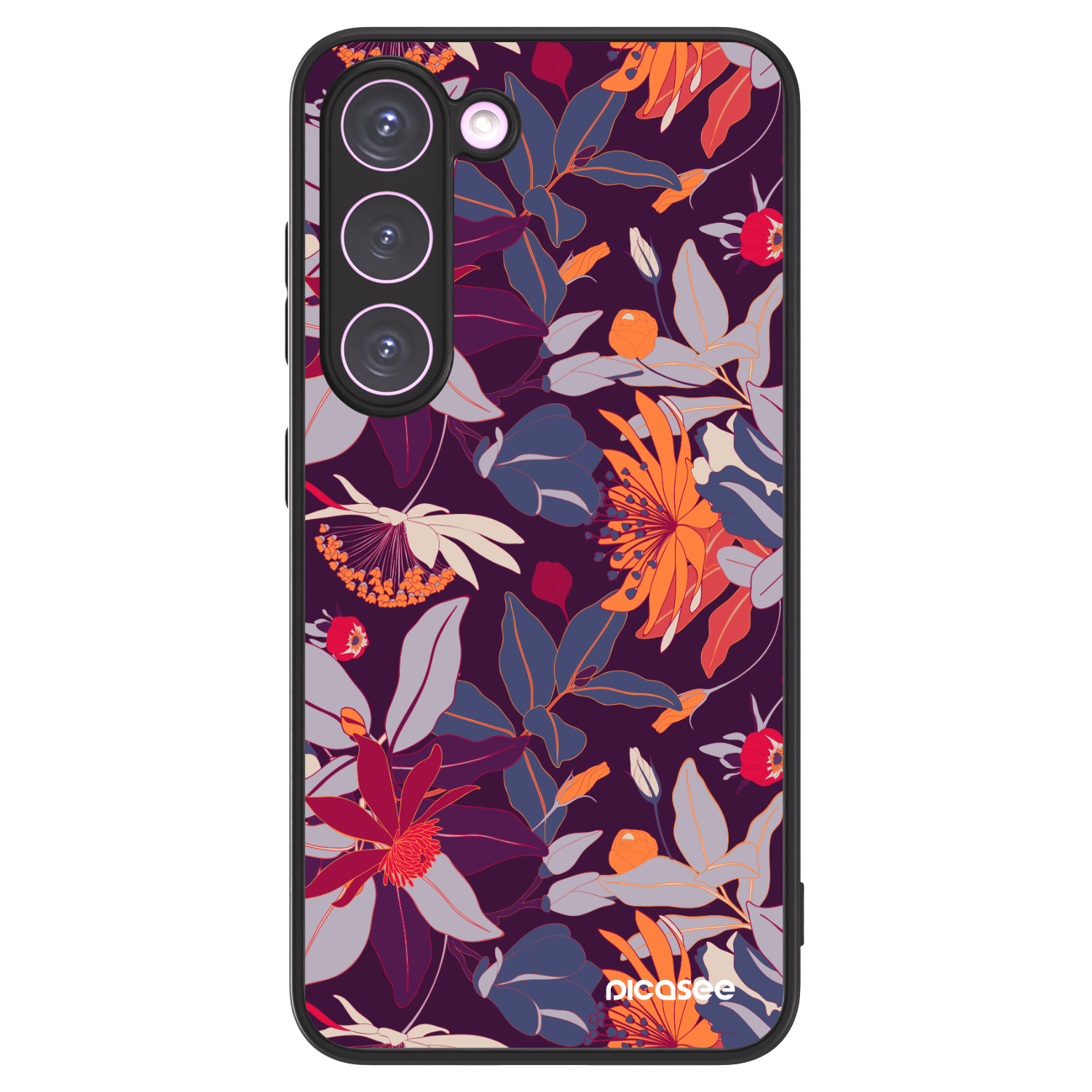 Picasee ULTIMATE CASE για Samsung Galaxy S23 5G - Purple Leaf