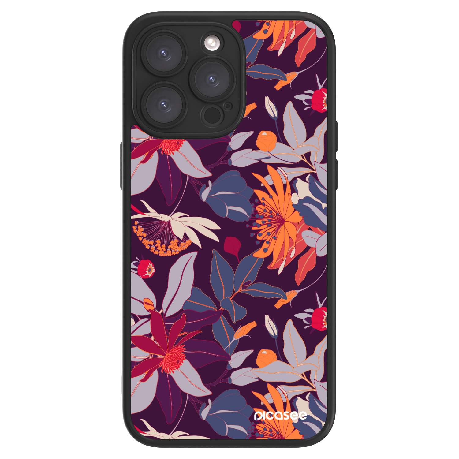 Picasee ULTIMATE CASE για Apple iPhone 15 Pro Max - Purple Leaf