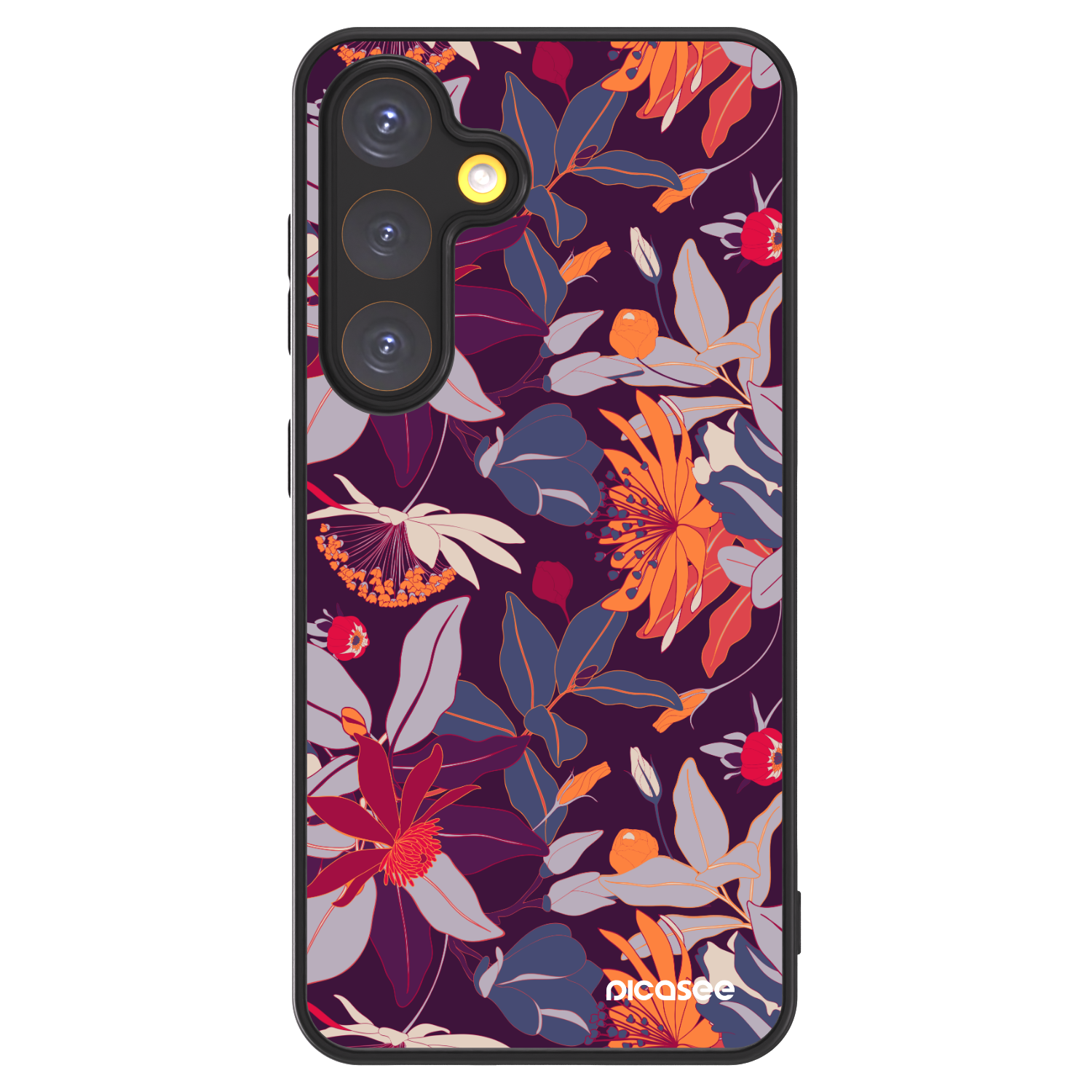 Picasee ULTIMATE CASE για Samsung Galaxy S24 S921B 5G - Purple Leaf