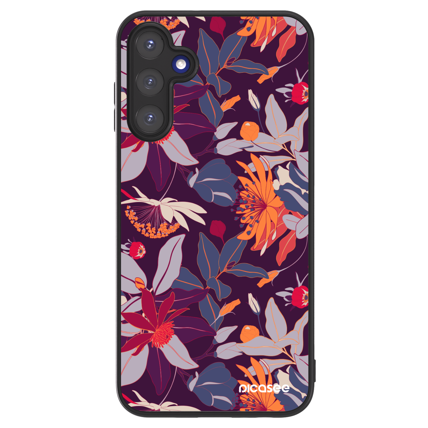 Picasee ULTIMATE CASE για Samsung Galaxy A15 A155F 4G - Purple Leaf