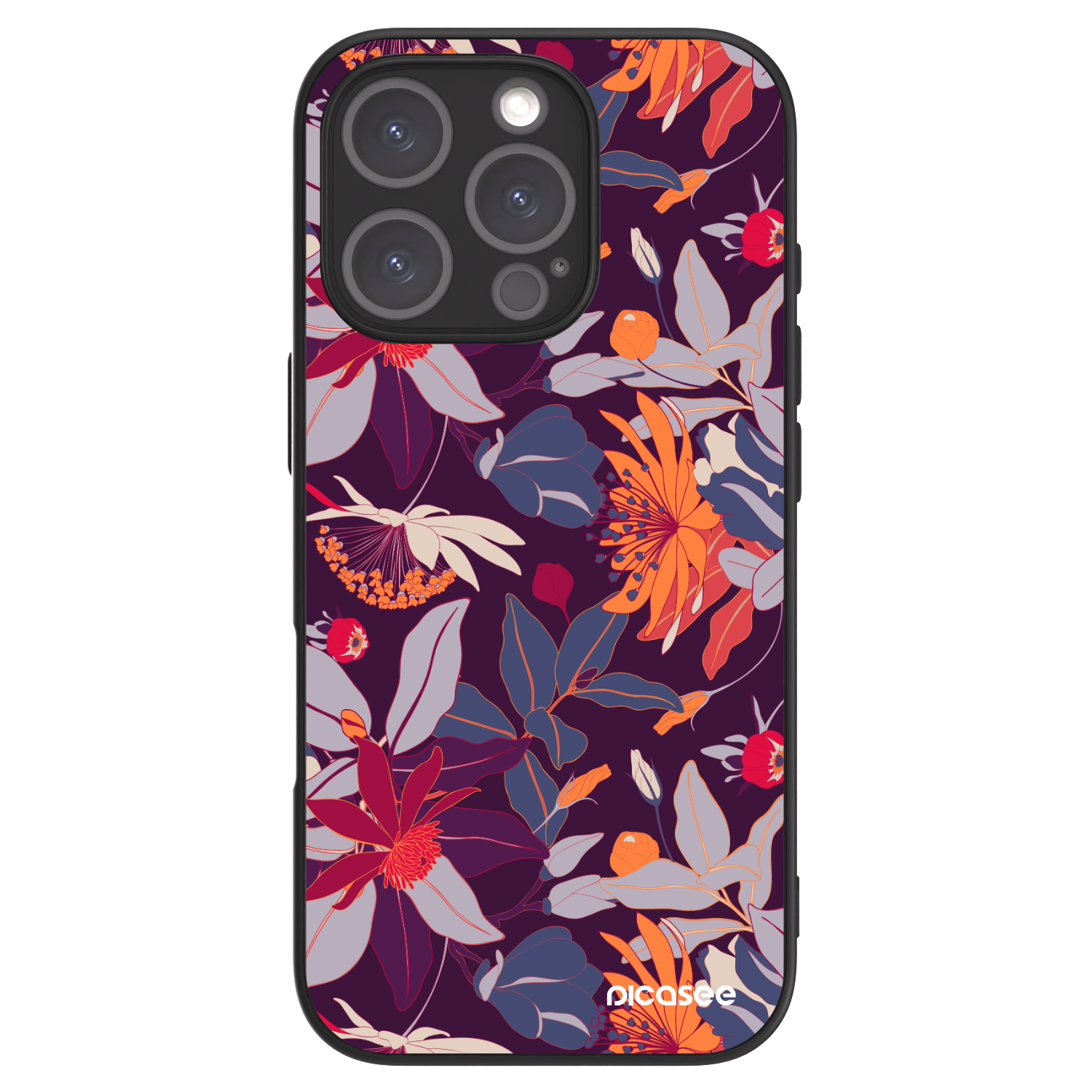 Picasee ULTIMATE CASE για Apple iPhone 16 Pro - Purple Leaf